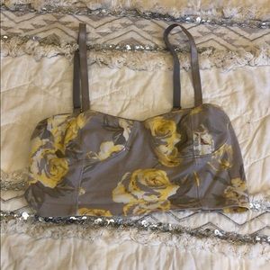 Floral print bralette